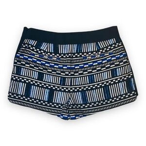 J. CREW Black and Blue Tailored Women's Shorts